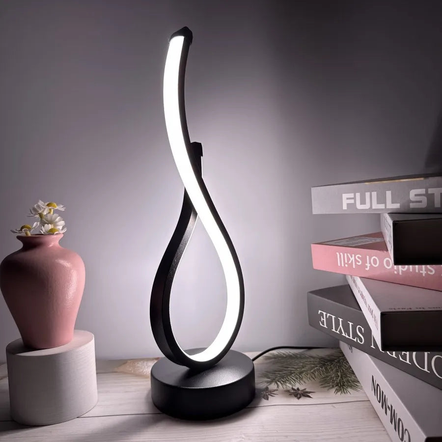 Curved Minimalist Night Lamp