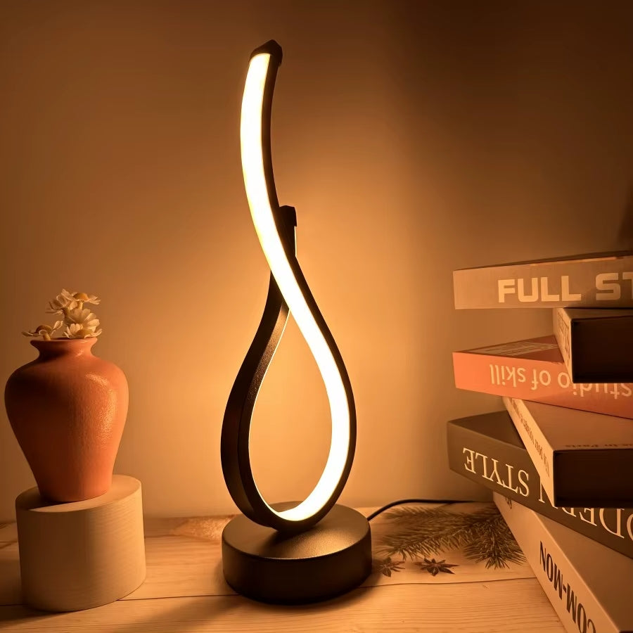 Curved Minimalist Night Lamp